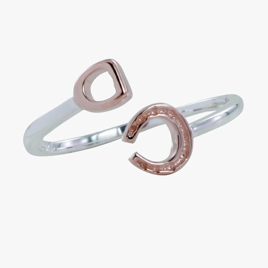 Stirrup and Horseshoe Ring Rose