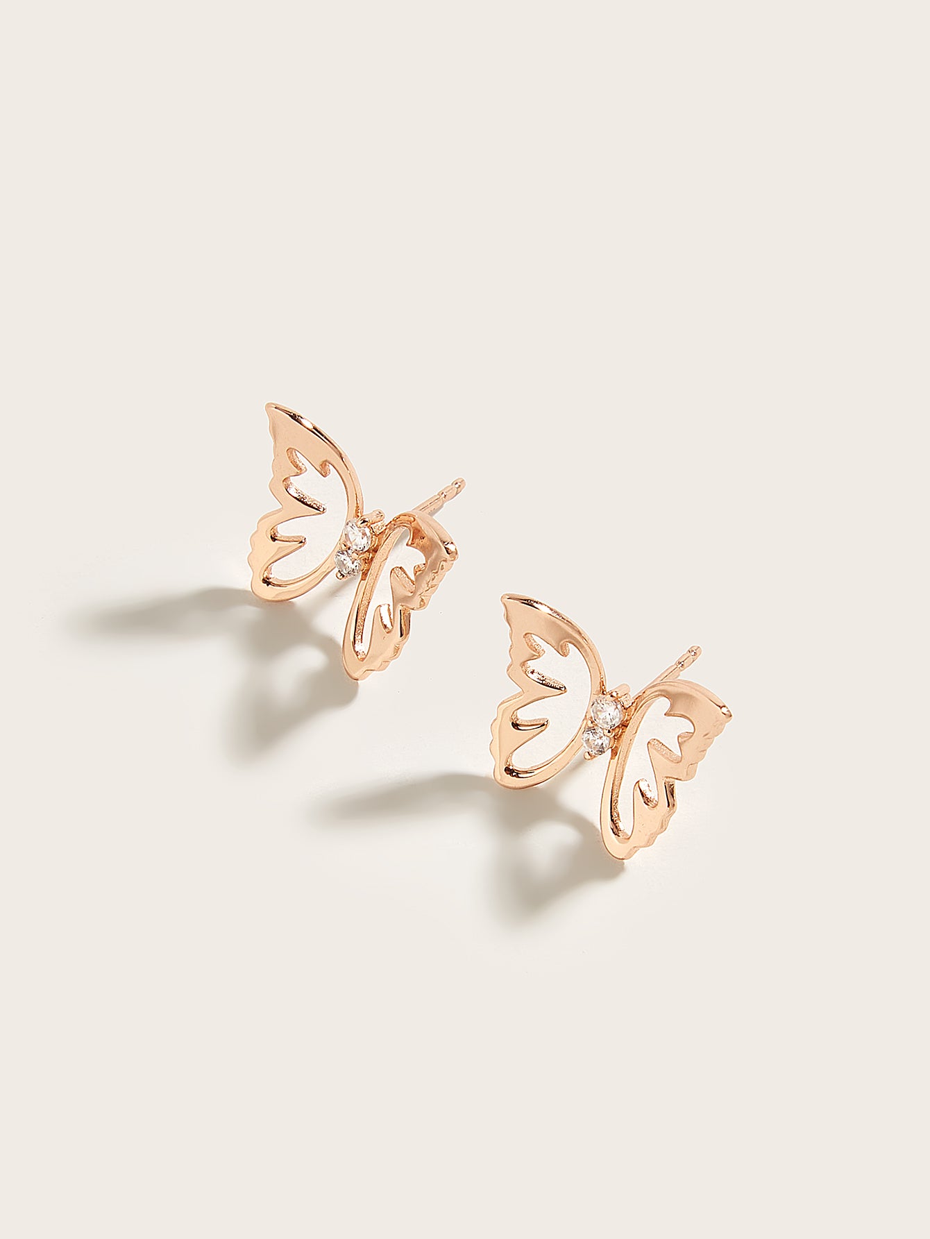 Champagne Butterfly Earrings