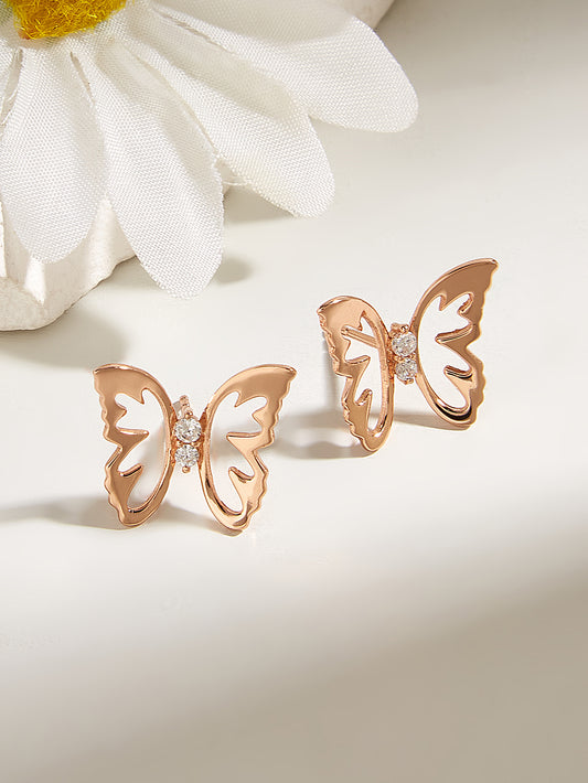 Champagne Butterfly Earrings