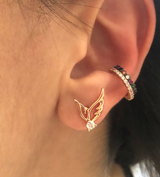 Swallow bird studs