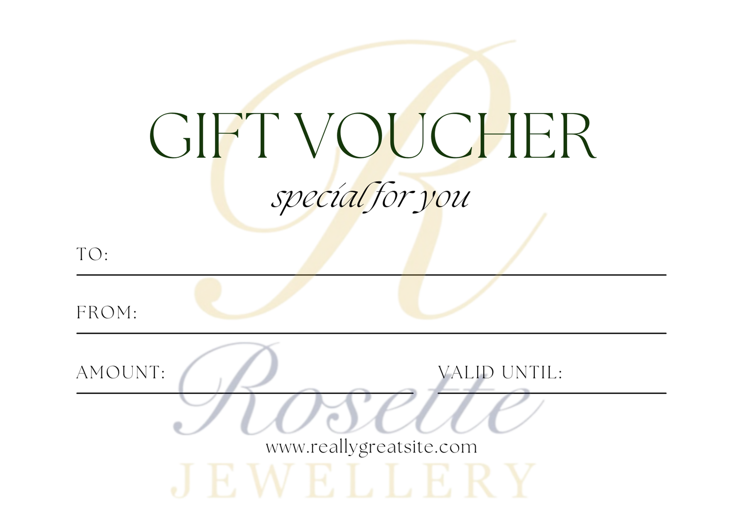 Rosette Gift Card