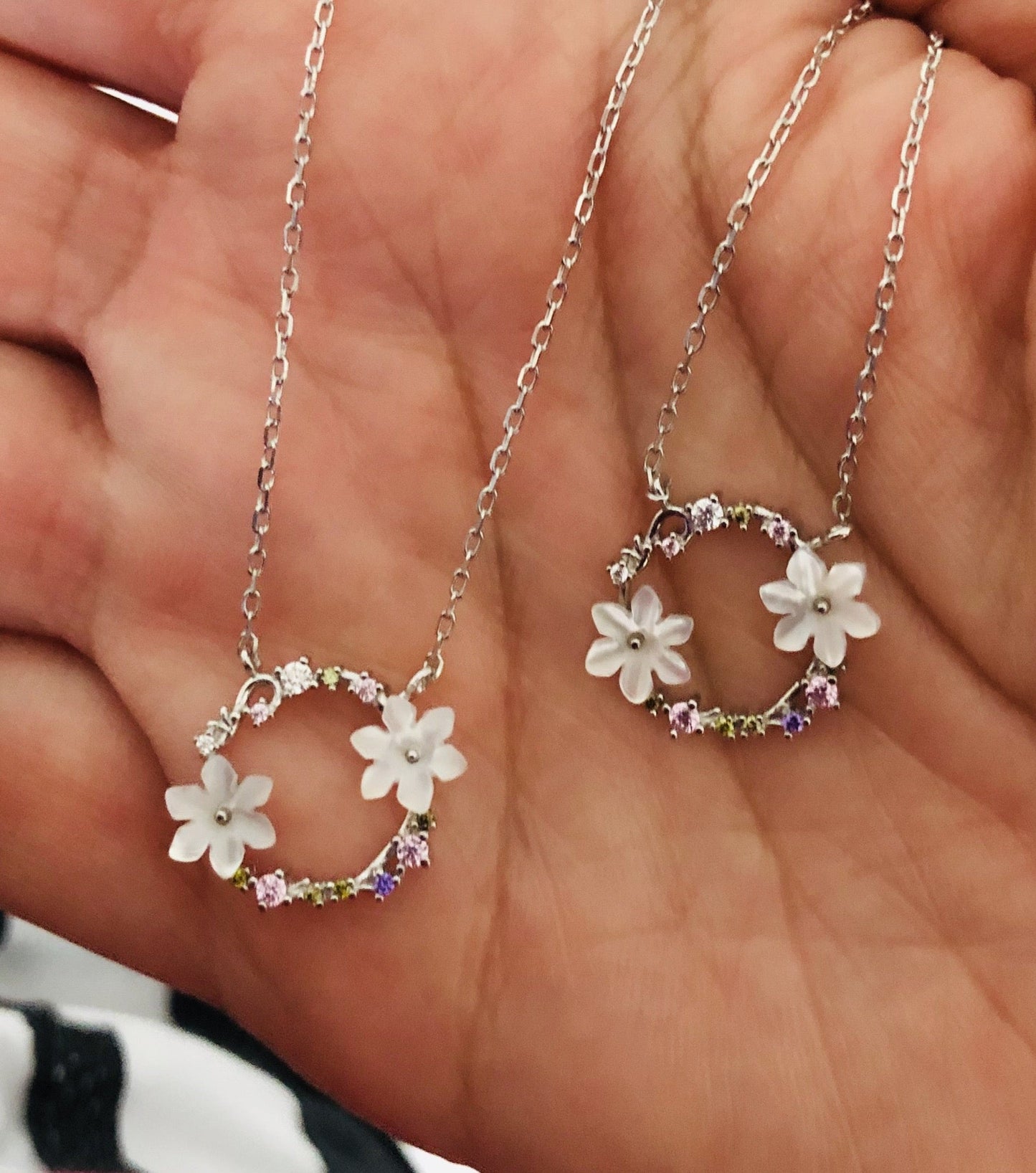 Spring Flower Necklaces