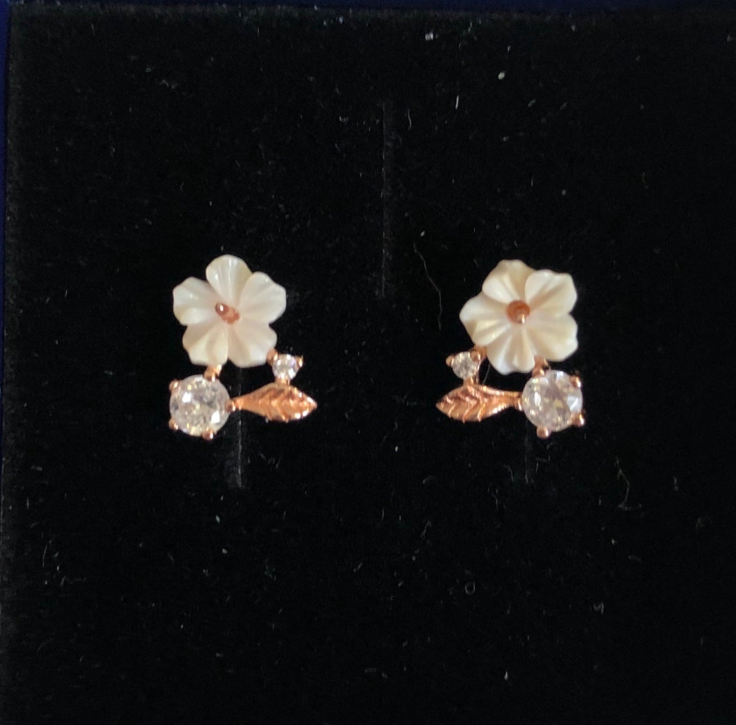 Studs with Spring flowers