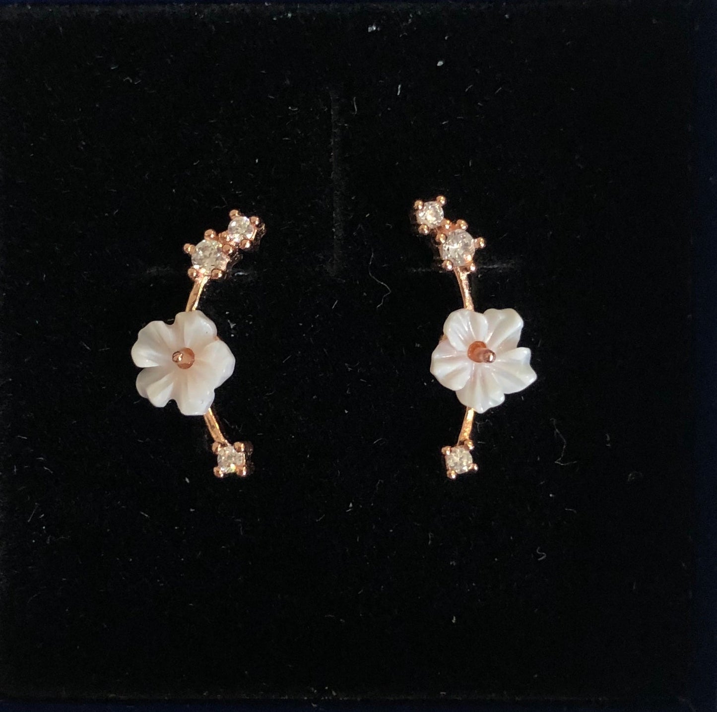 Studs with Spring flowers