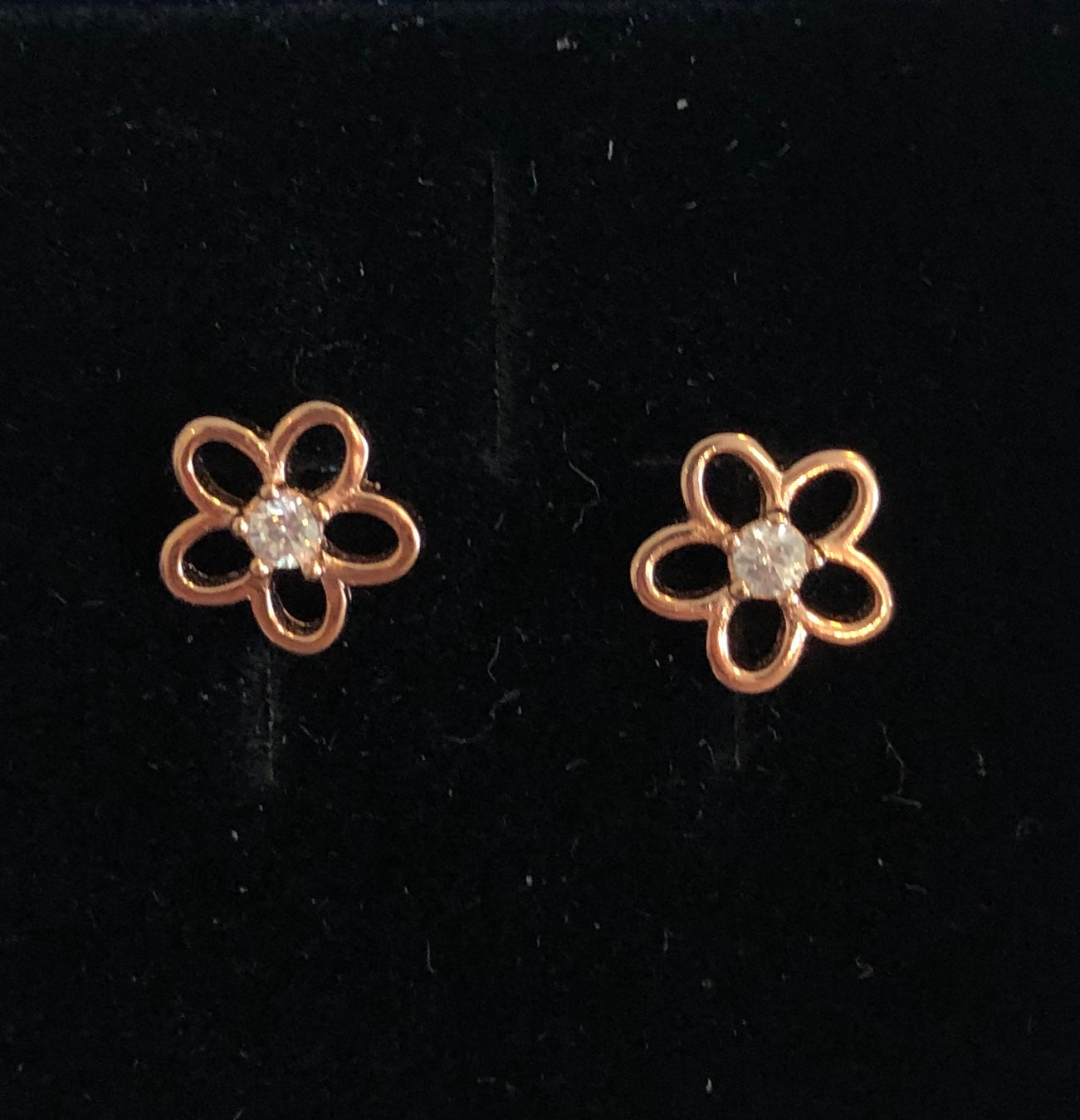 Studs with Spring flowers