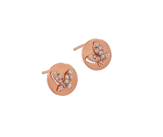 Champagne Butterfly Earrings