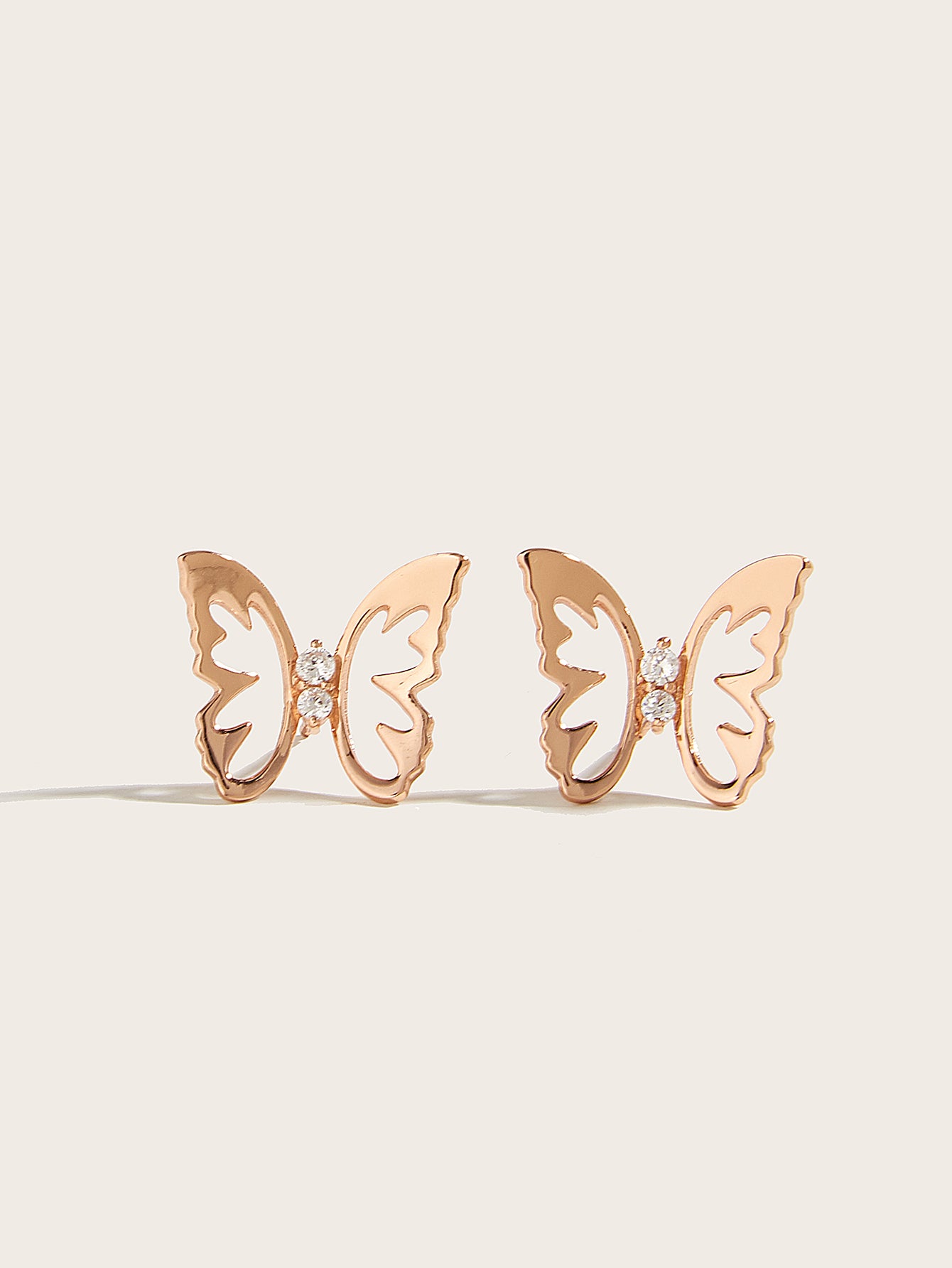 Champagne Butterfly Earrings